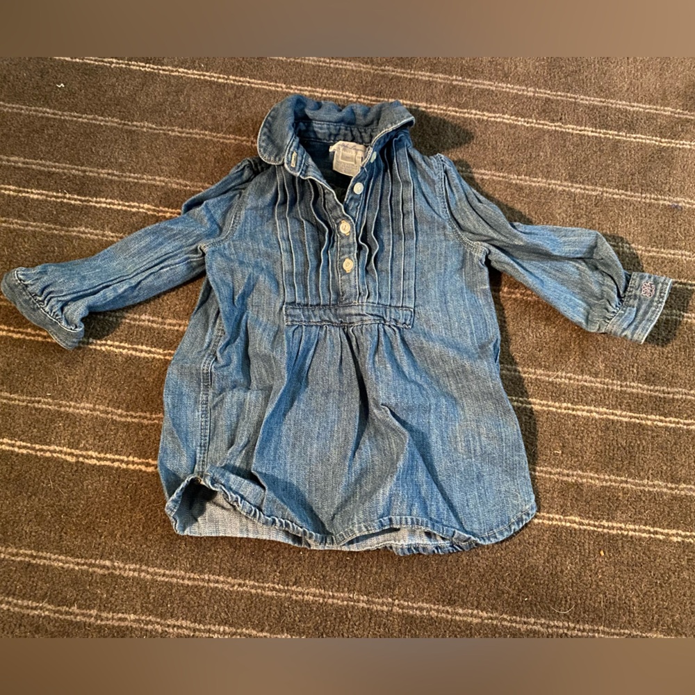 Denim Button-Up Shirt